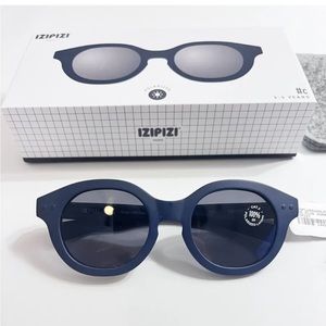 NWT IZIPIZI Kids Polarized Sunglasses #C Denim Blue - Age 3-5 Years
